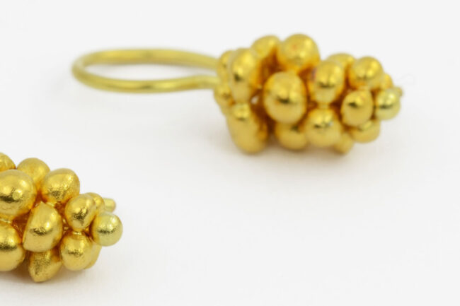Granalien - Ohrschmuck Gold 750 Au